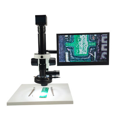 Monocular Video Microscope VM-7513 10X - 200X Zoom Microscope For Jewelry Clocks
