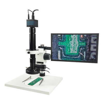 Monocular Video Microscope VM-7513 10X - 200X Zoom Microscope For Jewelry Clocks