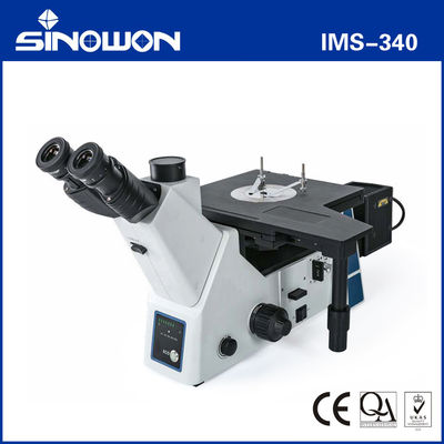 Trinocular Inverted Metallurgical Microscope 5X 10X 20X 50X 100X Objective IMS-340
