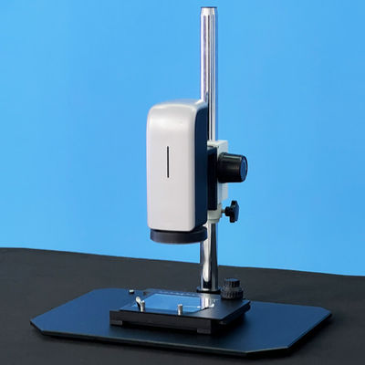 Motorized Industrial Video Microscope 27X - 163X Stepless Electric Zoom Microscope