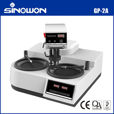 2 Wheel Semi Automatic Grinder Polisher 550W Spring Pressure GP-2A
