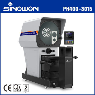 Horizontal Measurement Digital Profile Projector Ø400mm Built In Mini Printer