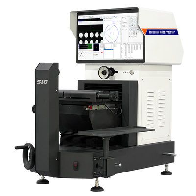 PH-3015 Industrial 2D Measuring Horizontal Projector Z Axis 110mm Resolution 0.0005mm For Gear / Thread Inspection