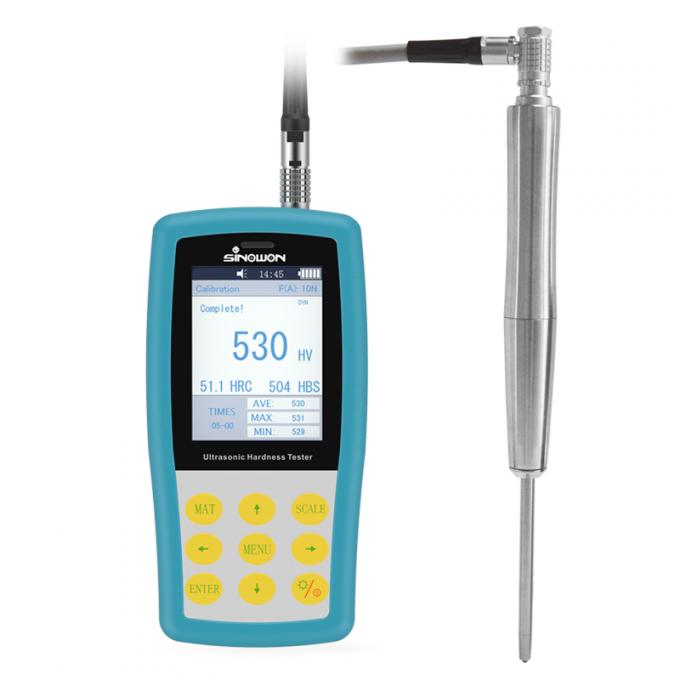 Lengthened Ultrasonic Hardness Testing Equipment Gear / Deep Hole Hardness Tester 0